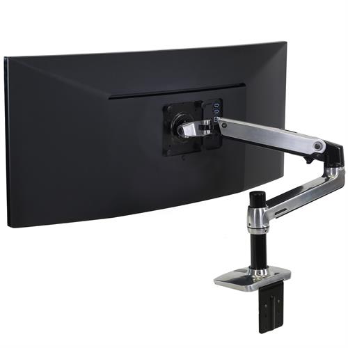 Afbeeldingen van LX Flatscreenarm bladklem zilverkleurig