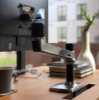 Afbeeldingen van LX Flatscreenarm bladklem zilverkleurig